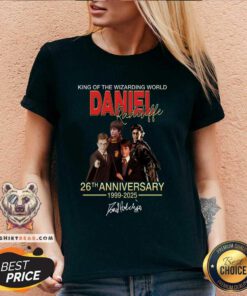 Nice King Of The Wizarding World Daniel Radcliffe 26th Anniversary V-neck