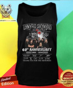 Nice Lynyrd Skynyrd Gary Rossington 60th Anniversary 1964-2024 Tank-top