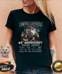 Nice Lynyrd Skynyrd Gary Rossington 60th Anniversary 1964-2024 V-neck
