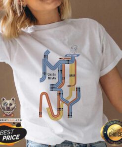 Official 2024 MI NY Next Stop MI NY V-neck