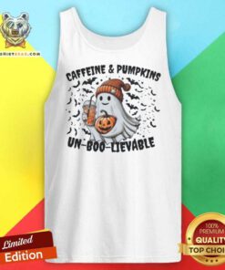 Official Caffeine And Pumpkins Un Boo Lievable Halloween Tank-top
