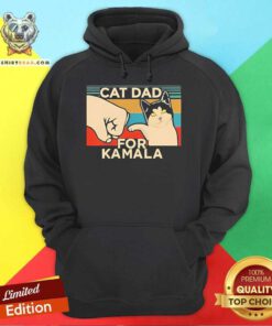 Official Cat Dad For Kamala Harris Hoodie