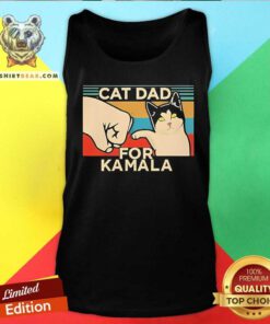 Official Cat Dad For Kamala Harris Tank-top