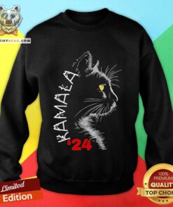 Official Cat Ladies For Kamala Cat 2024 President Kamala Harris Sweatshirt
