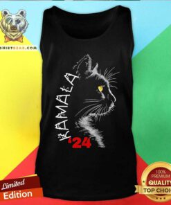 Official Cat Ladies For Kamala Cat 2024 President Kamala Harris Tank-top