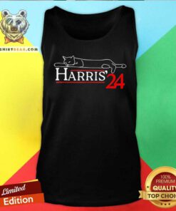 Official Cat Ladies For Kamala Funny Cat 2024 President Tank-top