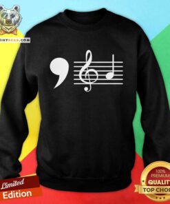 Official Comma La Music Notes Kamala Harris Music Teacher Sweatshirt