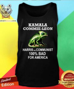 Official Kamala Commie Leon Harris Communist 100% Bad For America Tank-top