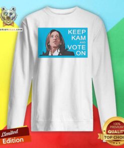 Official Kamala Harris Keep Kam And Vote On Sweatshirt