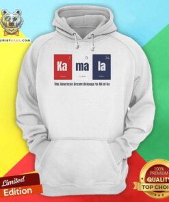 Official Kamala Harris Red White And Blue The American Dream Belong Hoodie