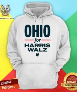 Official Ohio Democrats Ohio For Harris Walz Hoodie