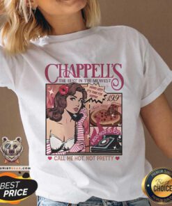 Original Chappell’s The Best In The Midwest Call Me Hot Not Pretty V-neck