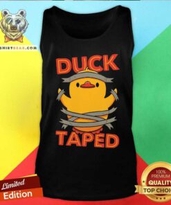 Original Cute Duck Taped Tank-top