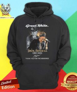 Original Great White Jack Russell 1960-2024 Signature Thank You Hoodie