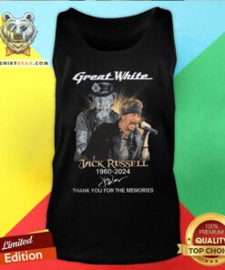 Original Great White Jack Russell 1960-2024 Signature Thank You Tank-top