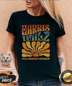 Original Harris Walz 2024 Kamala Harris Tim Walz For A Brighter V-neck