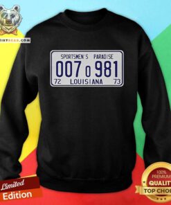Original Jaws License Plate Geek Sweatshirt