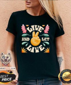 Original Live And Let Live Julie Solvstrom V-neck