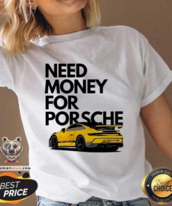 Original Need Money For Porsche Car V-neck