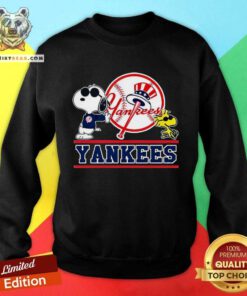 Original New York Yankees Cool Snoopy And Woodstock Sweatshirt