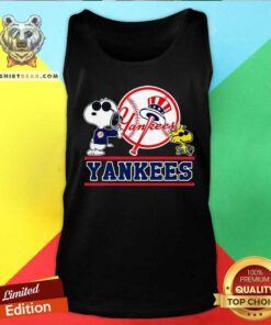 Original New York Yankees Cool Snoopy And Woodstock Tank-top