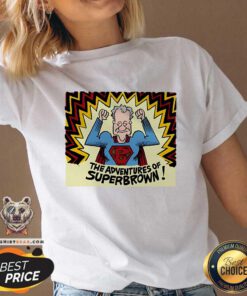 Original The Adventures Of Superbrown Art V-neck