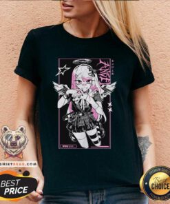 Premium Cute Angel Anime Girl V-neck