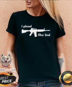 Premium I Plead The Second M16 V-neck