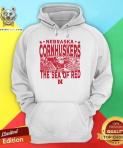 Premium Nebraska Huskers Gameday The Sea Of Red Crowd Hoodie