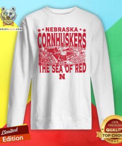 Premium Nebraska Huskers Gameday The Sea Of Red Crowd Sweatshirt