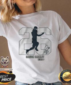 Premium Saquon Barkley Action Number Silo V-neck