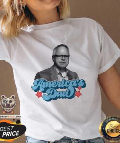 Pretty America’s Dad Tim Walz V-neck