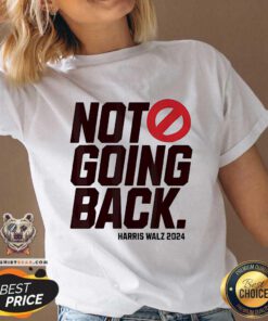 Pretty Not Going Back Kamala Harris Tim Walz 2024 V-neck