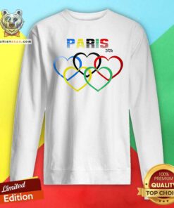 Pretty Paris 2024 Olympic Heart Rings Sweatshirt