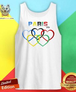 Pretty Paris 2024 Olympic Heart Rings Tank-top