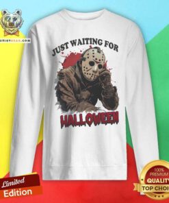 Pretty Waiting For Halloween Friday The 13th Sweatshirt