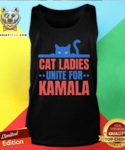 Top Cat Ladies Unite For Kamala Vote Blue Tank-top