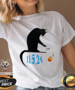 Top Cat Orange Off Table Election Day Kamala Harris 11 5 24 V-neck
