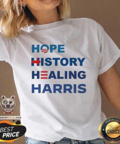 Top Hope History Healing Harris V-neck