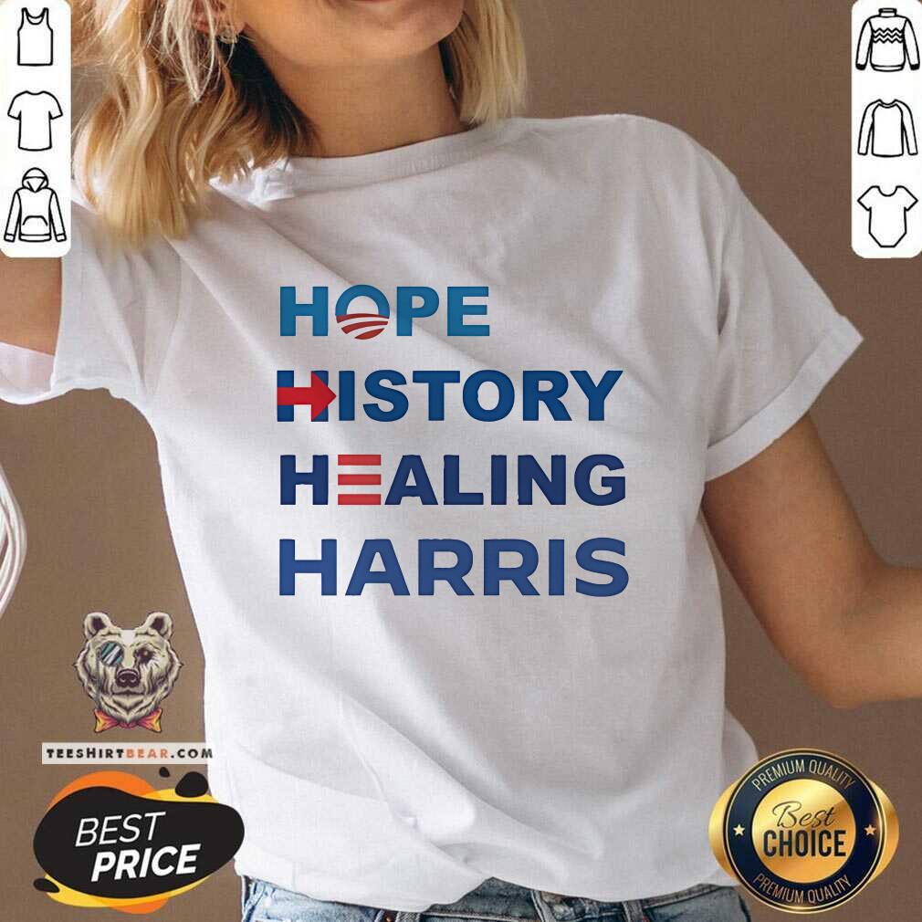 Top Hope History Healing Harris V-neck