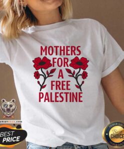 Top James Ray Mothers For A Free Palestine V-neck