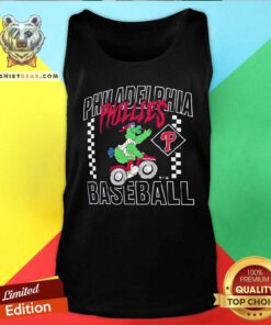 Top Mascot Phillie Phanatic A Bike Philadelphia Phillies Baseball Tank-top