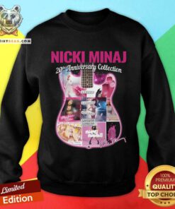 Top Nicki Minaj 20th Anniversary Collection Signature Sweatshirt