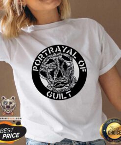 Top Portrayal Of Guilt Circle Logo V-neck