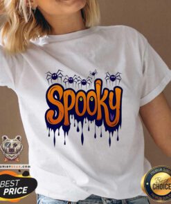 Top Spooky On Champion V-neck