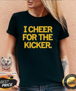 Awesome I Cheer For The Kicker V-neck