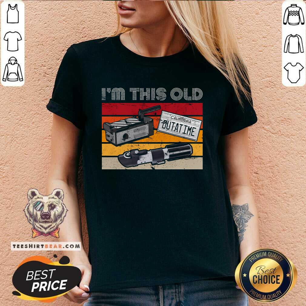 Awesome I'm This Old Vintage V-neck