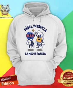 Awesome Padel Y Cerveza La Mejor Pareja Hoodie