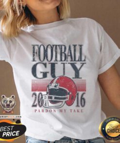 Awesome Pardon My Take Football Guy Helmet 2016 V-neck