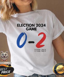 Awesome Trump You Missed Again Election 2024 Game 0-2 V-neck